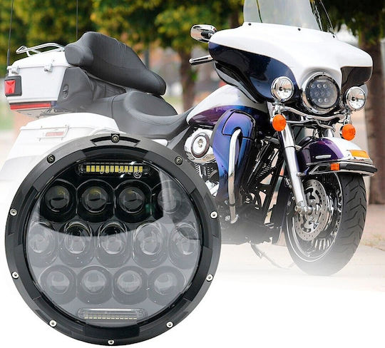 Front Lamp 7" Led Passing, High Beam, Position, Daytime Running Lamp 1 Pc