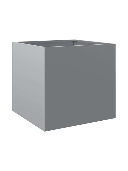 vidaXL Ασημί Planter Box 49x47cm Silver 841569