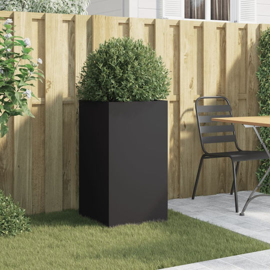 vidaXL Blumenkasten Kunststoff Black 42x75x38cm.