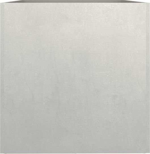 vidaXL Argintiu Planter Box Metal Silver 62x39x40cm.