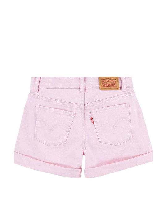 Levis Twill Shorts Mini Mom Roll Cuff Short 3ek167-agx Pink Girl Levis Twill Shorts Mini Mom Roll Cuff Short 3ek167-agx Pink Girl
