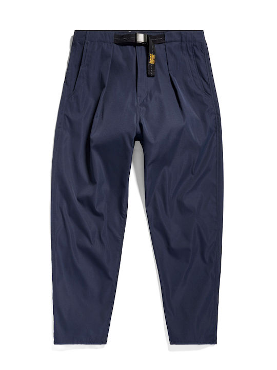 Pleated Trousers Chino Elastic in Relaxed Fit Salute