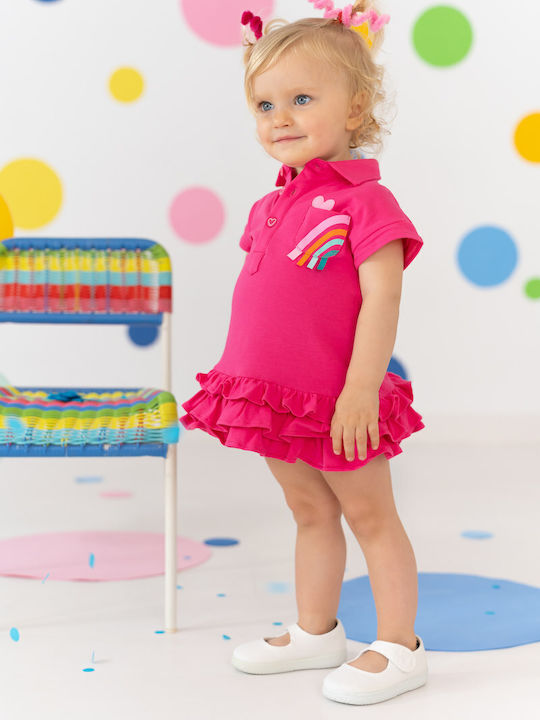 Kinderkleid Fuchsia
