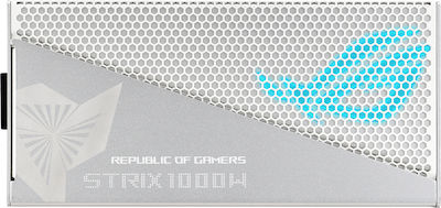 Asus ROG Strix Aura Edition 1000W Λευκό Τροφοδοτικό Υπολογιστή Full Modular 80 Plus Gold