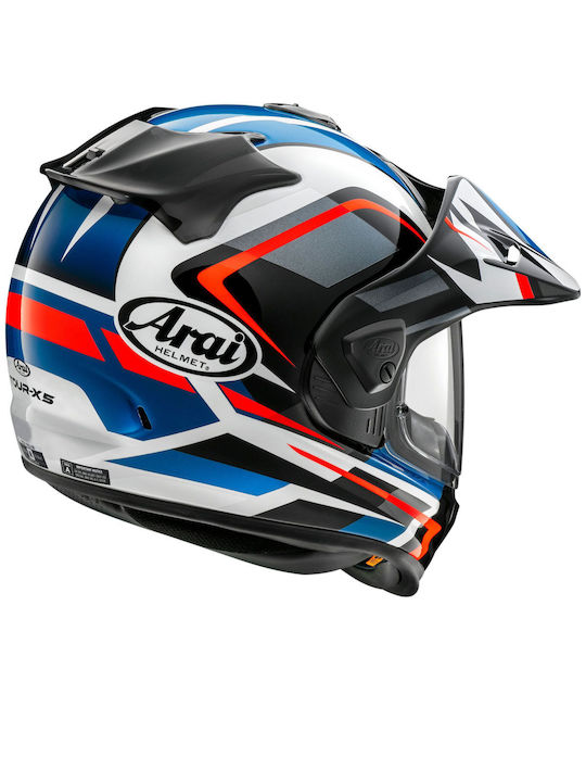 Arai Ar Tour X5 On-Off Helmet with Pinlock ECE 22.06 1736gr Discovery Blue