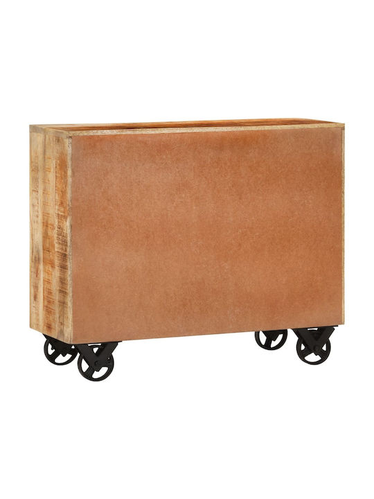 Sideboard made of Solid Wood with Drawers Brown 80x30x65cm