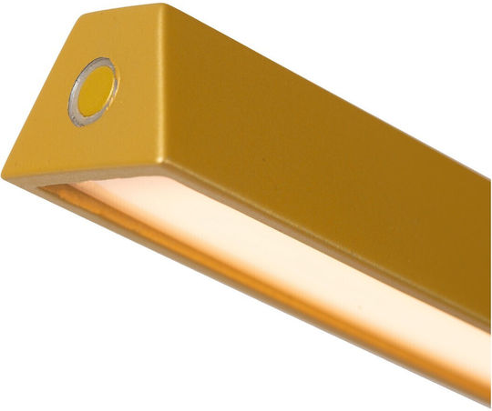 Lucide Lightning Μεταλλικό Πορτατίφ LED με Κίτρινο Καπέλο και Βάση