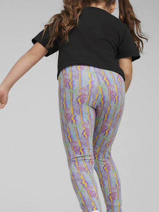 PUMA Kinder Leggings Sport Lang Gray