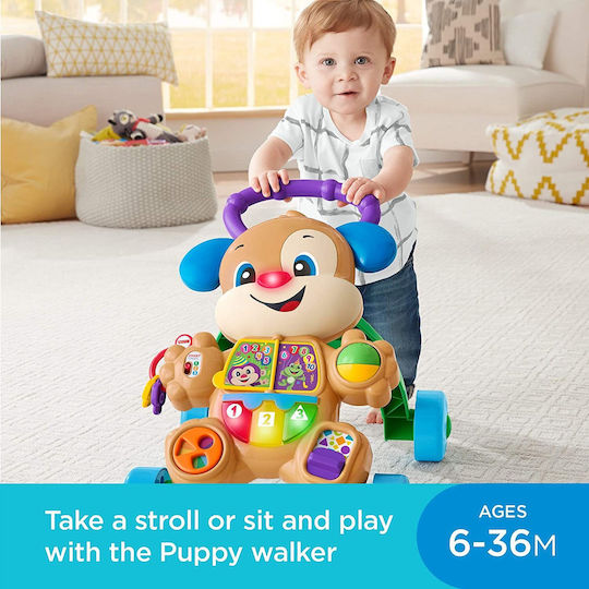 Fisher Price Puppy Ζωάκι για 6+ μηνών με Ήχους Πολύχρωμη