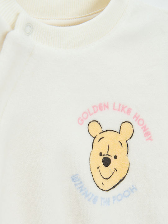 Kids' Set with Pants Winter 2pcs White Winnie Pooh Disney Mich