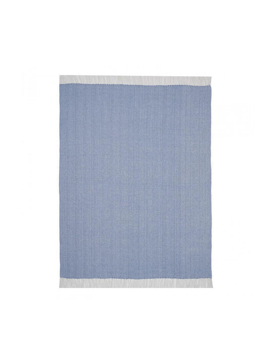 Heinner Armchair Throw 160x200cm Blue