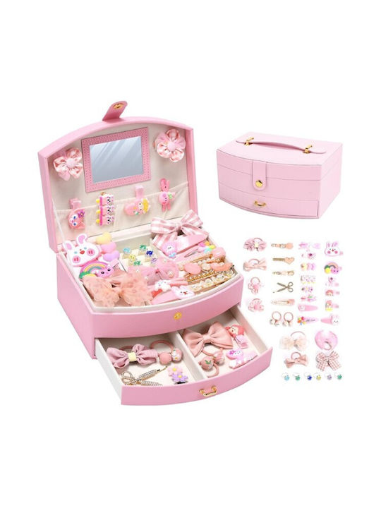 Full Organizer Hairstyle Accessories Organizer Pink