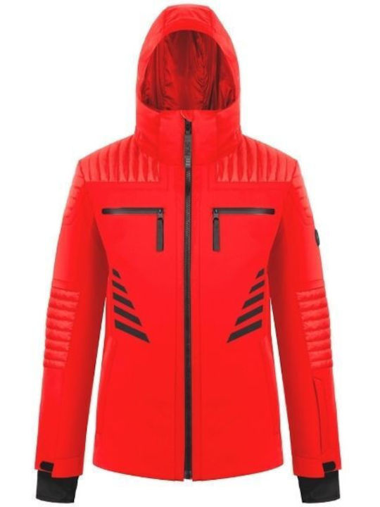 Poivre Blanc Männer Jacke aus für Ski & Snowboard Rot