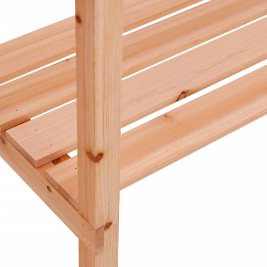 vidaXL Blumentopf-Regal Holz Braun 78cmx38cmx82.5cmcm.