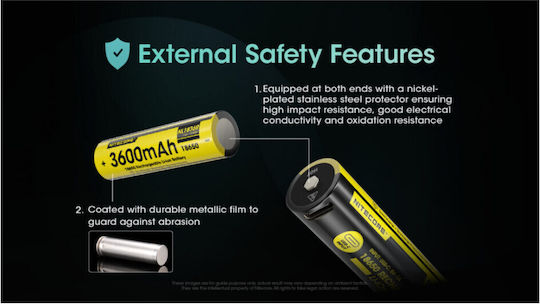 NiteCore Презареждаща батерия 18650 Li-ion 3600mAh 5V 1бр