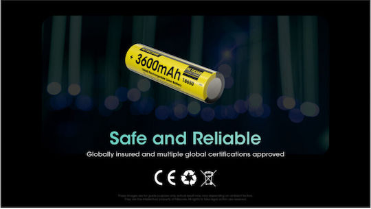 NiteCore Презареждаща батерия 18650 Li-ion 3600mAh 5V 1бр