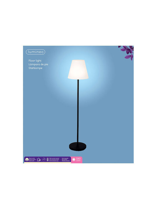 Lumineo Stehlampe H150cm. Schwarz