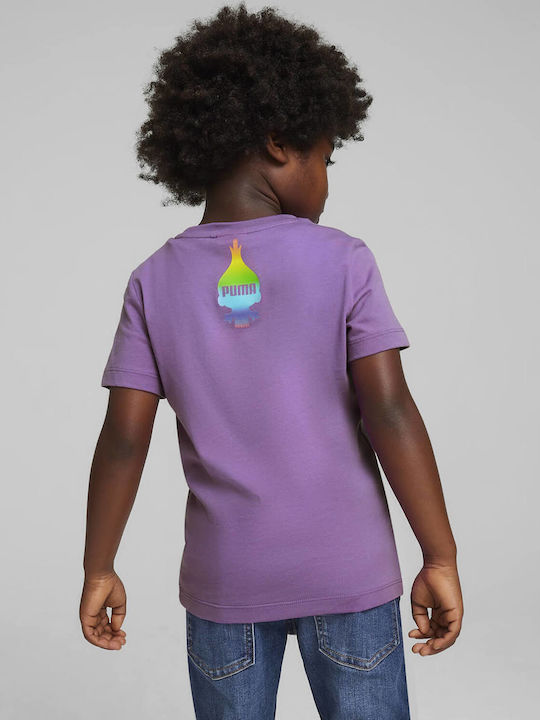 Kinder-T-Shirt Lila