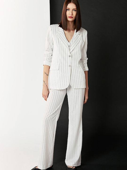 Dejavu Damen Blazer White