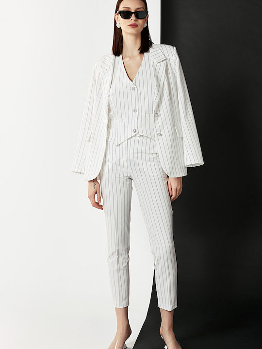 Dejavu Damen Blazer White