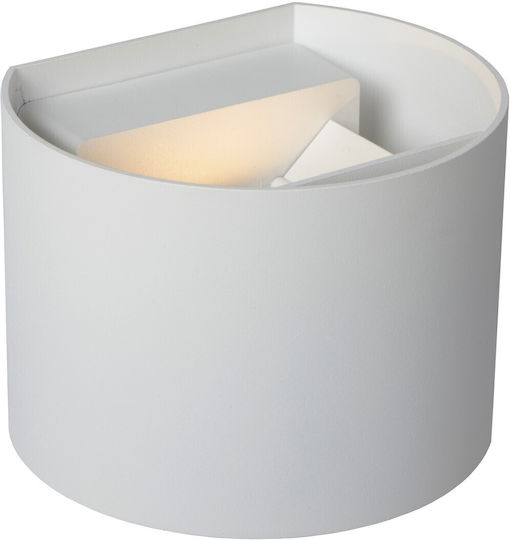 Lucide Lightning Single LED Warm White Spot in White Color