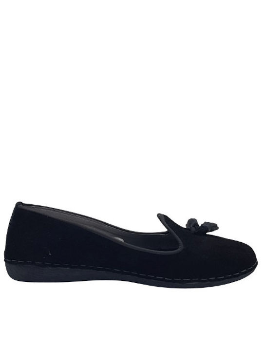 Walk In The City Leather Women's Moccasins in Black Color