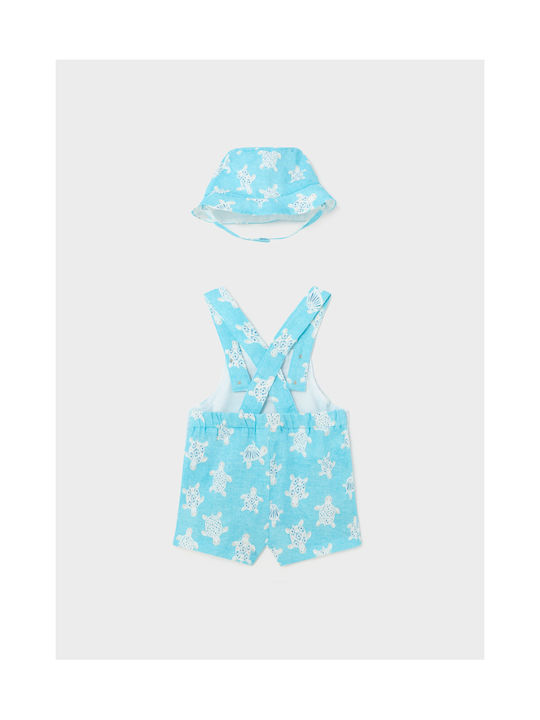 Mayoral Kids Fabric Overall Blue