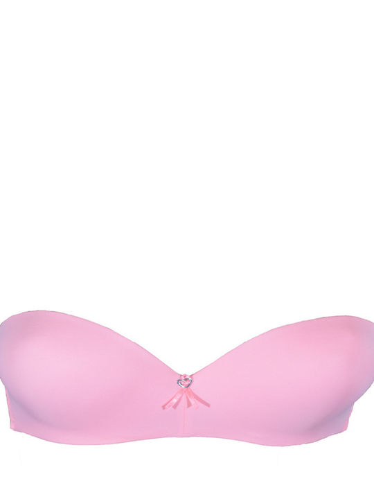 Selene Cintia Push Up Strapless 125 Ροζ - Ροζ