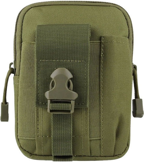 Militärische Tasche Taille aus Polyester Grün 1Es
