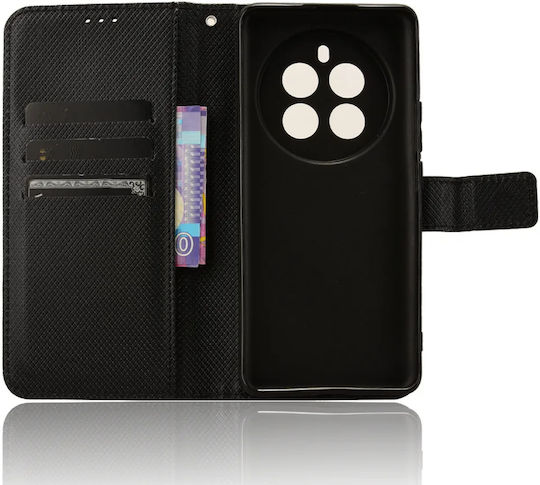 Wallet Piele artificială Negru (Xiaomi 12 Pro)