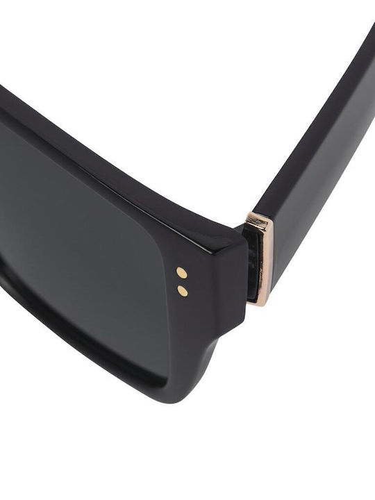 Jack & Jones Men's Sunglasses with Black Plastic Frame and Black Lens 12251481