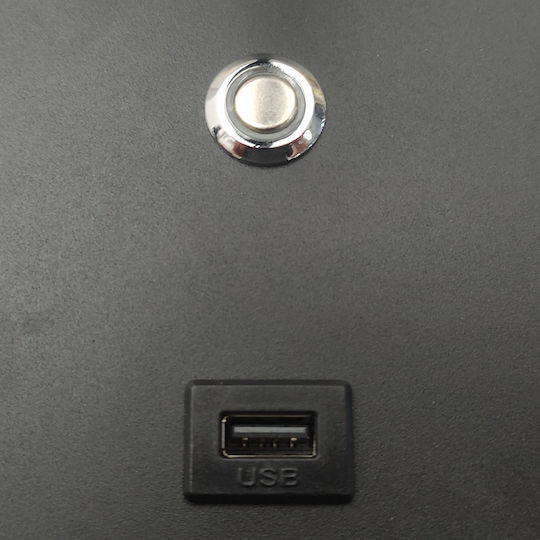 Alphab2b Modern Leuchte Wand mit Integrierter LED und Warmweißes Licht Schwarz 12x16.5x12cm