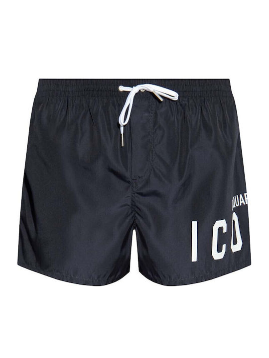 Be Icon Costum De Baie Bărbați Pantaloni Scurți Negru/Alb