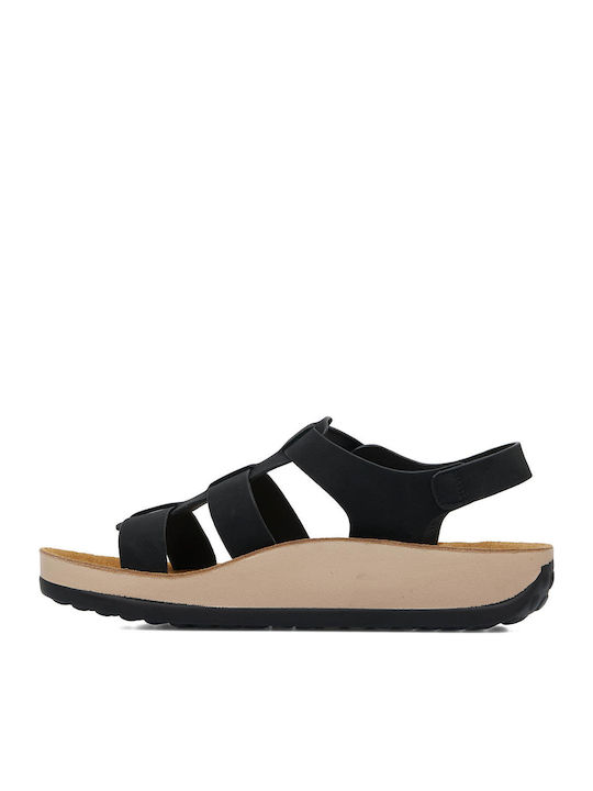 Women's Flat Sandals Gladiator in Black Color