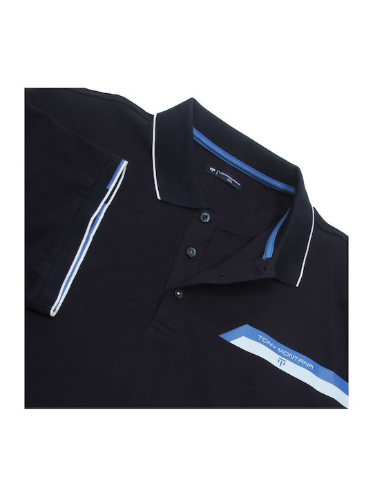 Polo Μπλούζα Κοντομάνικη Navy Μπλε