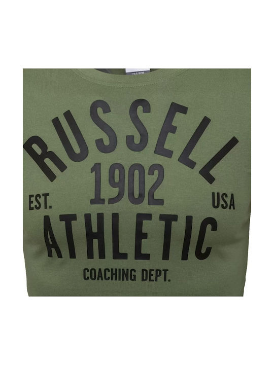 Russell Athletic Crewneck Παιδικό T-shirt Πράσινο