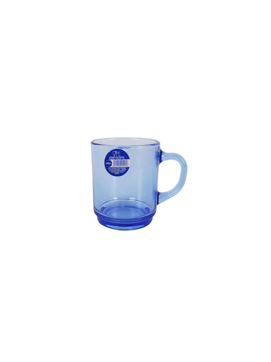 Duralex Tasse Keramik Blau 260ml 12Stück 4899888750444