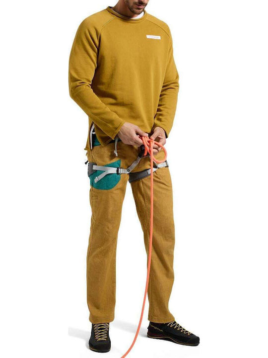 Tufa Langarm-Pullover Gelb