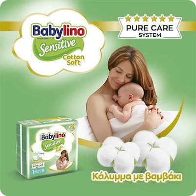 Babylino Scutece cu bandă adezivă Chamomile Sensitive Nr. 4+ pentru 10-15 kgkg 19buc