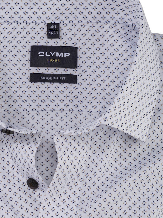 Olymp Men's Shirt Long Sleeve White