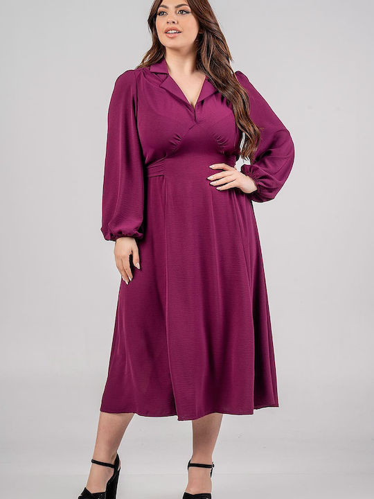 Lovesize Midi Rochie Magenta