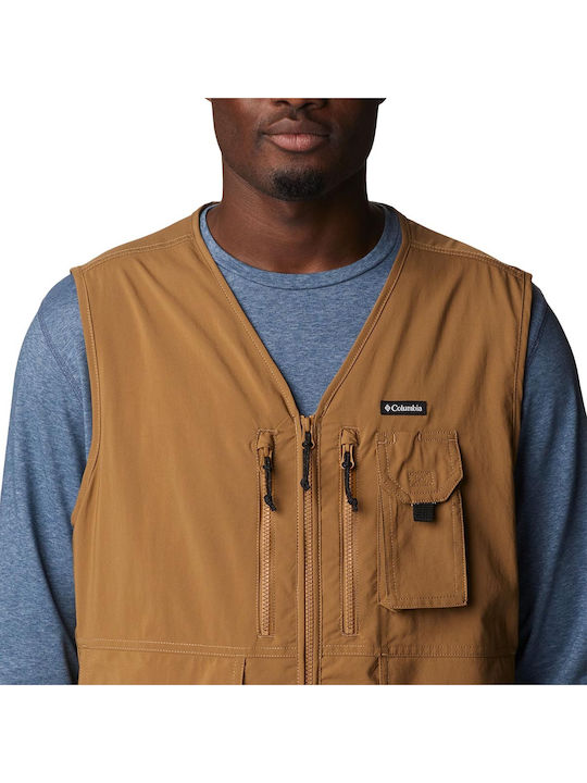 Silver Ridge Utility Sleeveless Jacket Brown