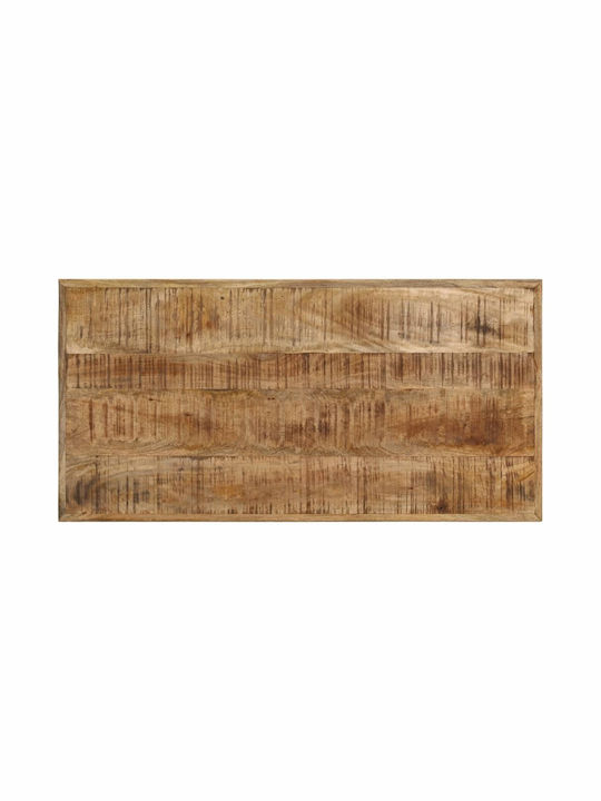 Table Dining Room from Solid Wood & Metal Mango 110x55x75cm