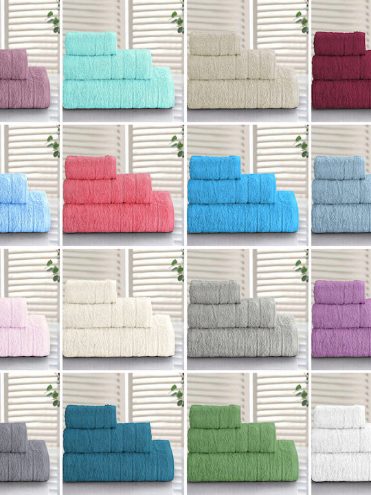 Casa Colori Hand Towel 30x50cm Turquoise Weight 550gr/m²
