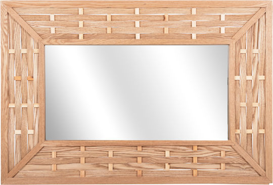 HomeMarkt Wandspiegel Ganzkörper mit Beige Hölzernes Rahmen 120x80cm 1Stück