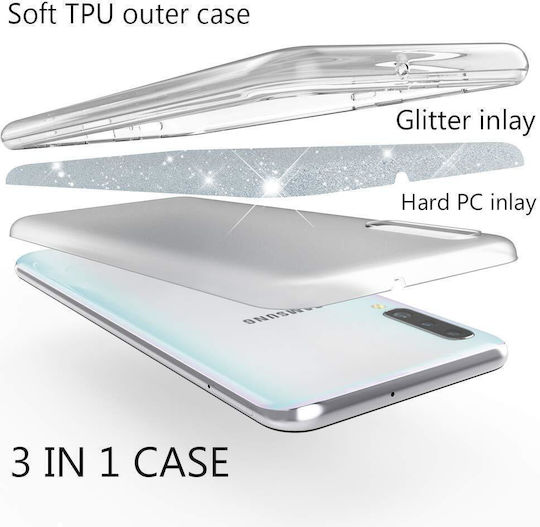 Back Cover Plastic Silver (Huawei Nova 5T / Honor 20)