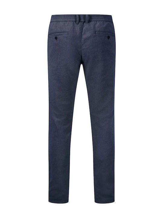 Fynch Hatton Ανδρικό Παντελόνι Chino Navy Μπλε