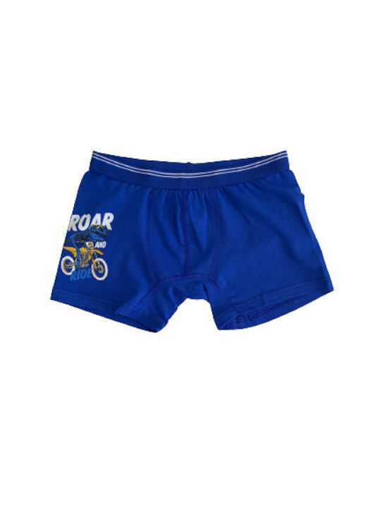 Kal-tsa Set of Kids' Boxers Blue 2pcs