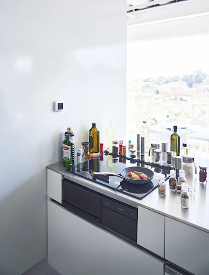 Yamazaki Wall Shelf Inox 93x52.5x12.5cm White