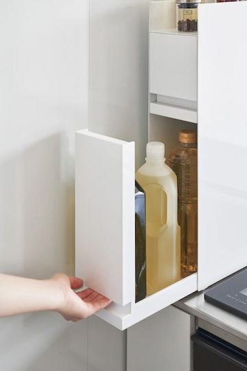 Yamazaki Wall Shelf Inox 93x52.5x12.5cm White